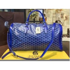 Goyard Goyardine Croisiere 35 Blau mit blauem Lederbesatz 2308-1