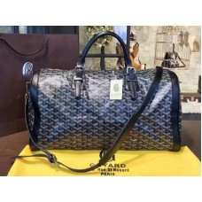 Goyard Goyardine Croisiere 35 Dunkelblau mit dunkelblauem Lederbesatz 2308-2