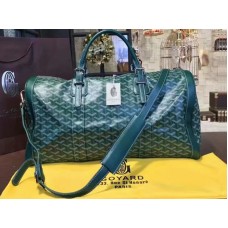 Goyard Goyardine Croisiere 35 Grün mit grünem Lederbesatz 2308-3