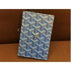 Goyard Goyardine Reisepasshülle Blau