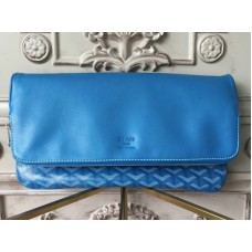 Goyard Goyardine Sainte Marie Soft Clutch Blau