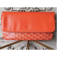 Goyard Goyardine Sainte Marie Weiche Clutch Orange