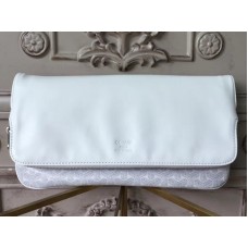 Goyard Goyardine Sainte Marie Soft Clutch Weiß