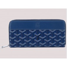 Goyard Goyardine Matignon Geldbörse Blau