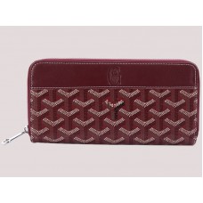 Goyard Goyardine Matignon Geldbörse Burgund