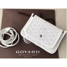 Goyard Goyardine Plumet Umhängetasche Weiß