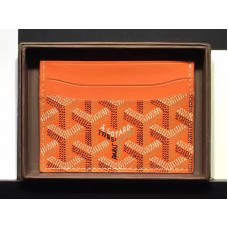 Goyard Goyardine Saint Sulpice Kartenetui Orange