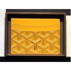 Goyard Goyardine Saint Sulpice Kartenetui Gelb