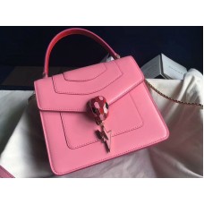 Bvlgari Schutzhülle Serpenti Forever 18 cm Kalbsleder Rosa