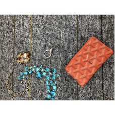 Goyard Geldbörsen-Schlüsselanhänger Orange