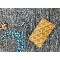 Goyard Geldbörsen-Schlüsselanhänger Gelb