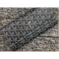 Goyard Varenne Chevron Lange Geldbörse Grau