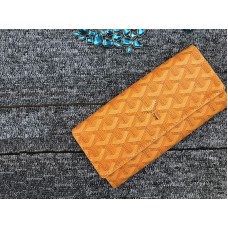 Goyard Varenne Chevron Lange Geldbörse Gelb