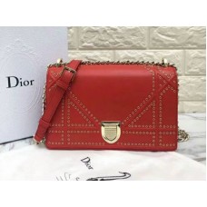 Dior Diorama Kalbsledertasche Rot d0422-13