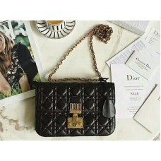 Dior Dioraddict Lammledertasche Schwarz d5818