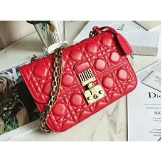Dior Dioraddict Lammledertasche Rot d58182
