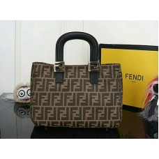 Fendi FF Stofftasche mit goldenen Beschlägen FF06