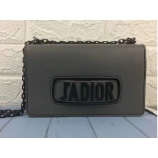 Dior J'Adior Ultra-Matte Kalbsledertasche Grau