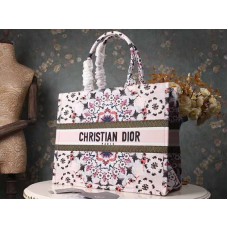 Dior Book Tote Kaleidoskopische Tasche Mehrfarbig Rosa