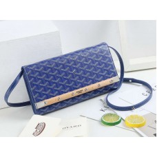 Goyard Monte Carlo Clutch mit Riemen PM Blau
