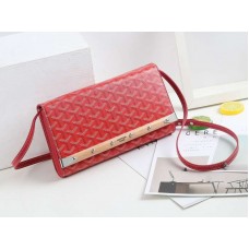 Goyard Monte Carlo Clutch mit Riemen PM Rot