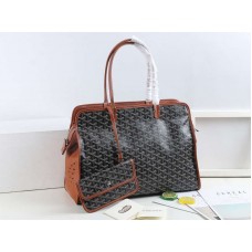 Goyard Sac Hardy Haustiertragetasche Braun und Schwarz