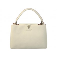 Louis Vuitton Capucines Tasche, Farbe Creme