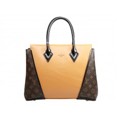 Louis Vuitton W Bag Monogram & Leder GM Camel