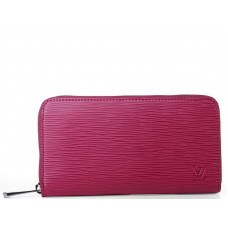 Louis Vuitton Epi Leder Zippy Organizer Fushia