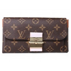 Louis Vuitton Monogram Elysee Geldbörse Kamel