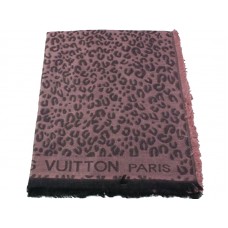 Louis Vuitton Schal mit Leopardenmuster, Rosa