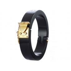 Louis Vuitton Lock Me Armband Schwarz