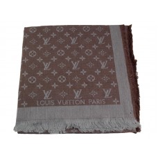 Louis Vuitton Monogram Ikat Schal Braun