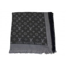 Louis Vuitton Monogram Ikat Schal Dunkelgrau