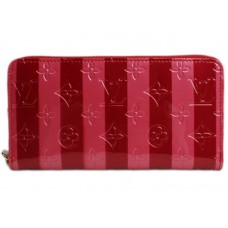 Louis Vuitton-Monogramm Vernis Rayures Zippy Wallet Pomm