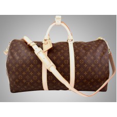 Louis Vuitton Monogram Keepall 50 mit Schulterriemen