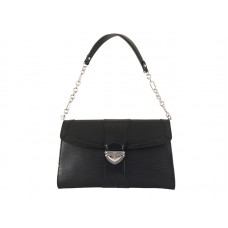 Louis Vuitton Lena Clutch aus Epi-Leder, Schwarz