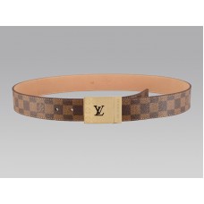 Louis Vuitton Gürtel aus Damier-Stoff mit goldener Logo-Schnalle