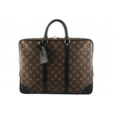 Louis Vuitton Monogram Macassar Reise-Aktentasche
