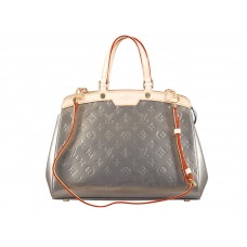 Louis Vuitton Monogram Vernis Brea MM Silber