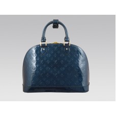 Louis Vuitton Monogram Vernis Alma MM Mitternachtsblau