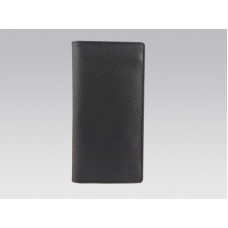 Louis Vuitton Taiga Leder Brazza Geldbörse Grau