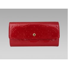 Louis Vuitton Monogramm Vernis Pochette Geldbörse Pomme Damour