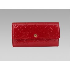 Louis Vuitton-Monogramm Vernis Porte Trésor International Pomme Damour