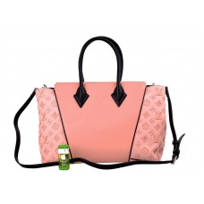 Louis Vuitton W Bag Pm Cuir Orferre Körper und Veau Cachemire Seiten Rosa