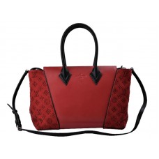 Louis Vuitton W Bag Pm Cuir Orferre Körper und Veau Cachemire Seiten Rot