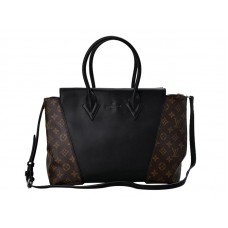 Louis Vuitton W Bag Monogram & Leder PM Schwarz