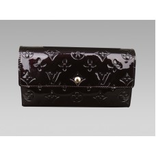 Louis Vuitton-Monogramm Vernis Porte Trésor International Amarante