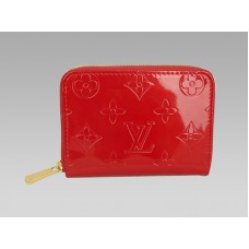 Louis Vuitton Monogramm Vernis Zippy Geldbörse Pomme Damour