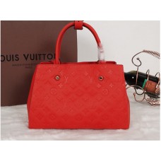 Louis Vuitton-Monogramm Empreinte Montaigne Mm Rot